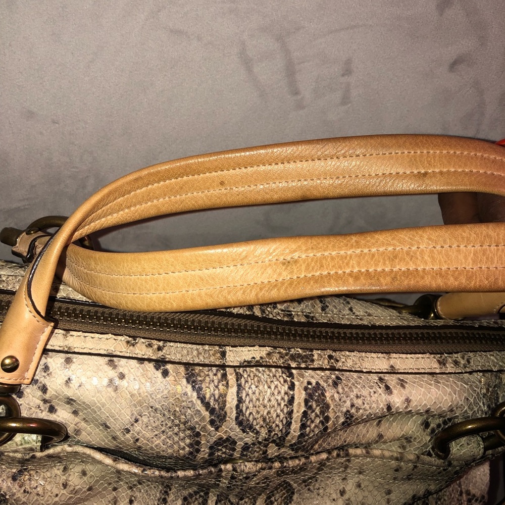 Coach Limited Edition Python Handbag - image 3